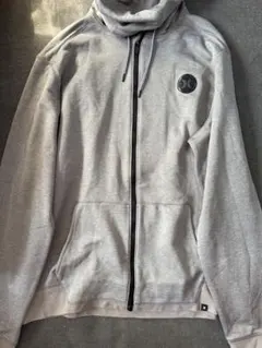 値下げ Hurley × NIKE グレー ジップアップパーカー L