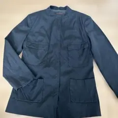 【値下げ】ナルシソロドリゲス　秋冬　スタンドカラージャケット　カシミヤ混　黒　M 値下げ】ナルシソロドリゲス 秋冬 スタンドカラージャケット カシミヤ