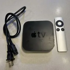Apple TV 本体とリモコン、電源ケーブルMC572J/A - メルカリ