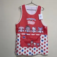 新品　エプロン　ぺこちゃん　サンリオ　キティ　クロミ　マイメロ　保育士　介護士