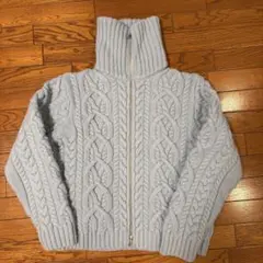 dries van noten 22aw ジップハイネックニットのサムネイル