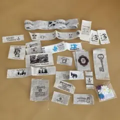 〈特価‼︎〉布タグ　装飾用　ワッペン　ハンドメイド