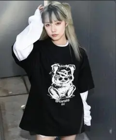 OY オーワイくま SKETCH ODOLLY/スケッチオードリ 半袖Tシャツ