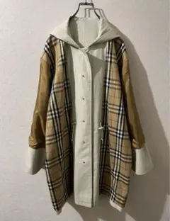 Vintage BURBERRY フード ステンカラー コート / バーバリー