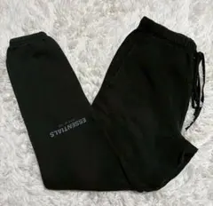美品　FOG ESSENTIALS スウェットパンツ ロゴ両面　ブラック