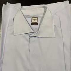 BEAMS F 長袖シャツ スリムフィット ライトブルー XL