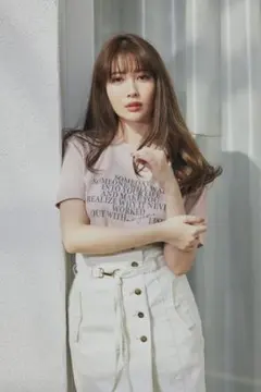 Herlipto High-waisted Denim Effect Skirtのサムネイル