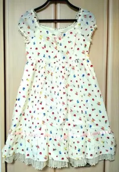 emily temple cute チューリップ柄　ワンピース　ホワイト Emily Temple Cute＊チューリップセットアップワンピース - メルカリ