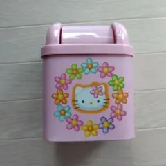 キティ　カオハナ　缶ケース　スチール　ゴミ箱　卓上ダストボックス キティ カオハナ 缶ケース スチール ゴミ箱 卓上ダストボックス - メルカリ