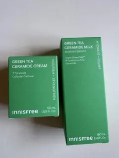 イニスフリー　グリーンティー エッセンストナー　バリアクリーム