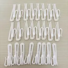 カーテン用フック型クリップ 24個