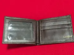 LANVIN 二つ折り財布 レザー製