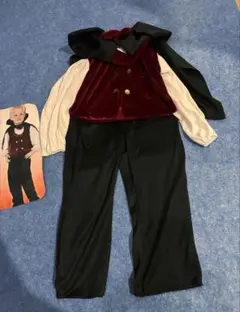ハロウィン　ドラキュラ　コスプレ　衣装　ヴァンパイア　90〜100cm