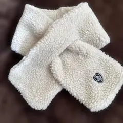 ORCIVALボアマフラー美品アイボリー昨季購入スヌード