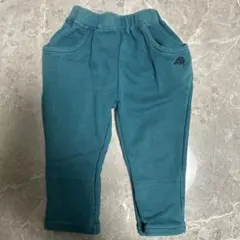 ティールカラー フリース ロングパンツ