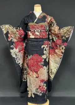 2026新作 金彩 大輪 牡丹 新品未使用品 身丈172cm MO3858 - メルカリ