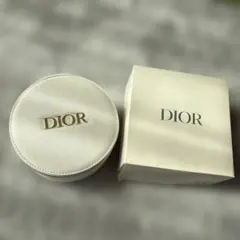 Dior ミラー付きホワイトポーチ