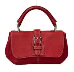【極美品】ロエベ LOEWE センダ ハンドバッグ レザー　赤　レッドのサムネイル