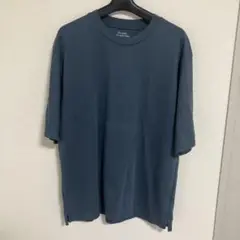 GU ダークブルー リラックスフィット Tシャツ Mサイズ