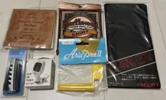 ギター　6点セット　チューナー　カポ　弦　クロスのサムネイル