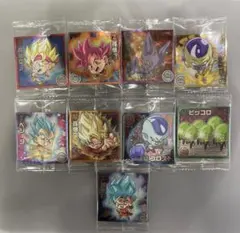ドラゴンボール 超戦士シールウエハース シール 9枚セット 未開封まとめ売り