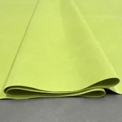 ライムグリーン　東レ　スエード調人工皮革