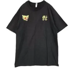 ALSTYLE 虎 福 刺繍 メンズ Tシャツ ブラック M ユーモラスデザイン