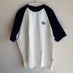 BELLKEN IDEA ラグランスリーブ Tシャツ S ホワイト/ネイビー