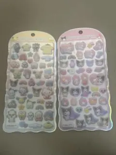 正規品 コットンパフィシール サンリオ　マイメロディクロミ