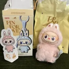 ラブブ LABUBU PIN FOR LOVE ミニラブブ ぬいぐるみ 【G】
