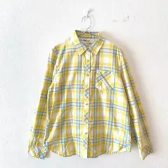 ☆【アズノゥアズピンキー】ボタンシャツ 綿混 バックタック フルボタン L相当のサムネイル