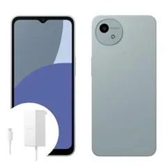 【新品未使用】AQUOS wish4 ブルー SIMフリー 純正AC08セット