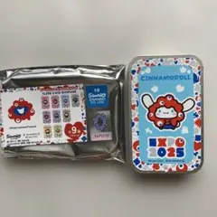 関西万博 サンリオ　ミャクミャク　シークレットスライド缶ラムネ付き シナモロール