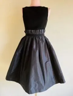 FRAY I.D ハイウエスト フレアー ミニワンピース