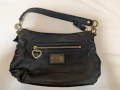 COACH ブラック ショルダーバッグ