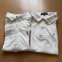 ラルフローレン　白ポロシャツ　2枚セット