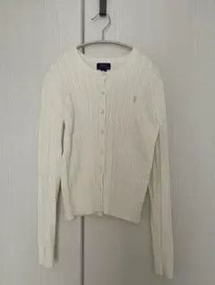 Polo Ralph Lauren ミニケーブル コットン カーディガン 160
