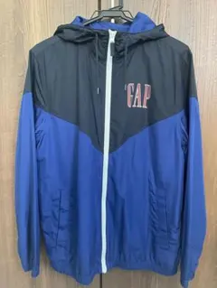GAP ナイロンジャケット （青/黒）