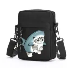 ☆モフサンド　mofusand サメにゃん　ショルダーバッグ　ブラックカラー☆