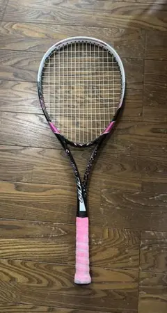 YONEX 軟式テニスラケット 黒/ピンク - メルカリ