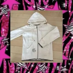 ✙ホワイト GAPフード付きパーカー✙