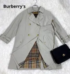 バーバリーズ　ダブルブレスト トレンチコート　オリーブ色　【7AR】 ベルト無し