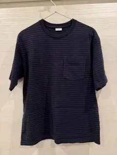 Orcival ネイビー ストライプ Tシャツ Sサイズ