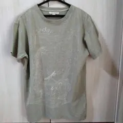 gohemp Tシャツ　LOTUSHeart半袖イラスト　麻　綿　フェス　ヘンプのサムネイル