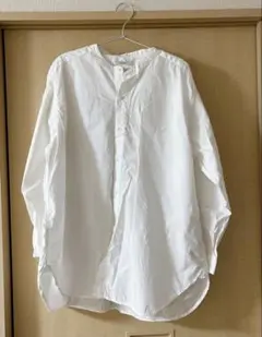 ニコアンド　バンドカラーシャツ