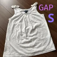 GapKids ノースリーブ タンクトップ ホワイト S(6-7)のサムネイル