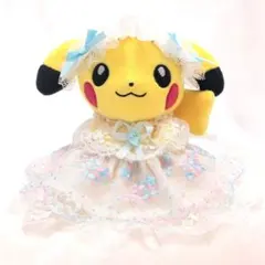 マイピカチュウ、ポケモンfit ハンドメイドドレス 赤いヘッドドレス