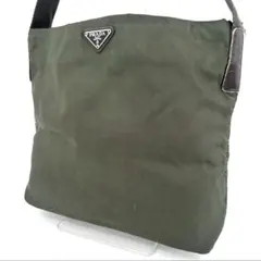 PRADA ナイロン　ショルダーバッグ オリーブグリーン