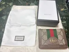 鑑定済み】GUCCI 二つ折り財布 GGスプリーム オフィディア - メルカリ