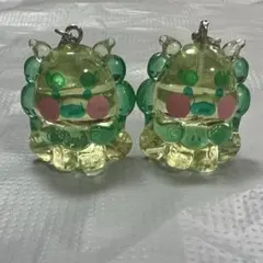 ちゅらゆるしーさー シーサー 沖縄 めじるしアクセサリー5個セット